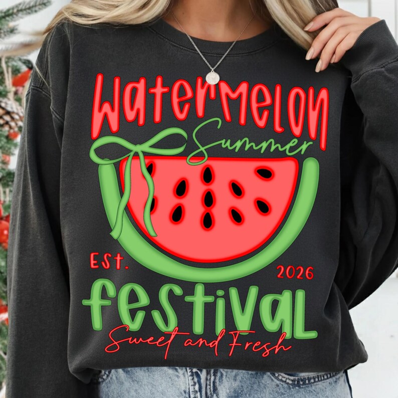watermelon festival, coquette bow png, summer festival png, watermelon png, fruit sublimation, summer vibes png, coquette summer, preppy summer png, digital download, est 2025 png, retro summer png, dtf shirt design, beach life png