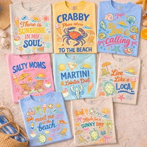 Retro Summer PNG Bundle Sarcastic Beach Design Coquette Bow Salty Mom PNG Preppy Coastal Sublimation DTF Instant Digital Download Files