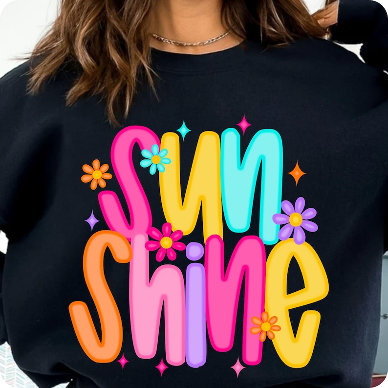 Sunshine PNG Neon Beach Life Summer Shirt Design, Distressed Trendy Lake Pool River Sublimation PNG for Summer Vibes Digital Download