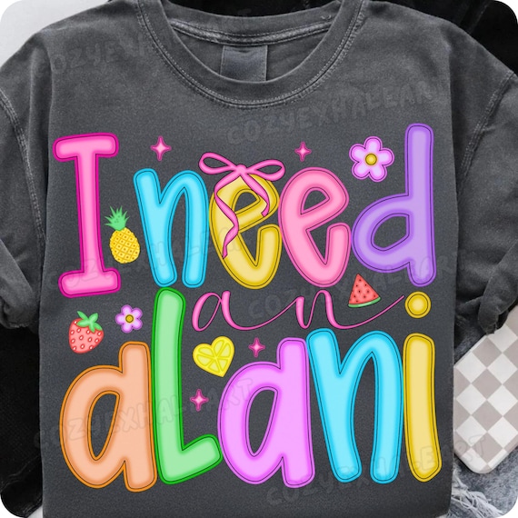 Preppy Summer Beach Life PNG: Neon Distressed Design (Digital Download)