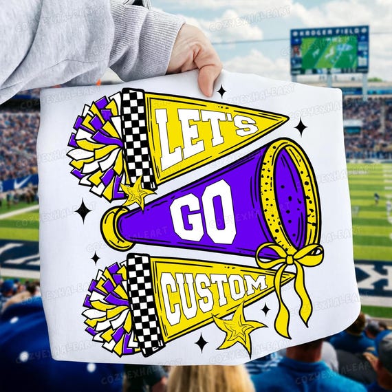 School Spirit Mascot Flag PNG Bundle: 10 Cheer Designs for Game Day Sublimation