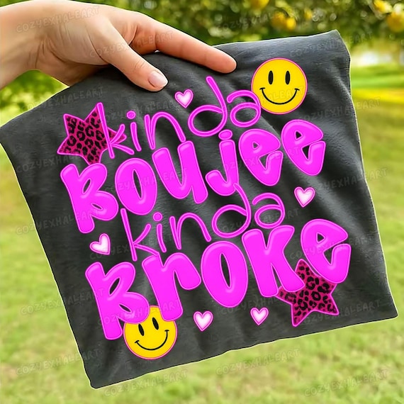 Coquette Pink Leopard PNG: Boujee Broke Sarcastic Sublimation Design (Digital Download)