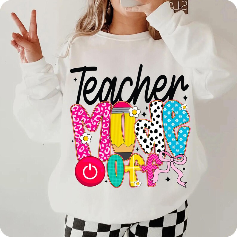 teacher mode off, class dismissed, last day png, coquette teacher, back to school, pink bow png, school png, pencil with bow, trendy teacher, elementary png, preppy school, coquette kids, doodle png