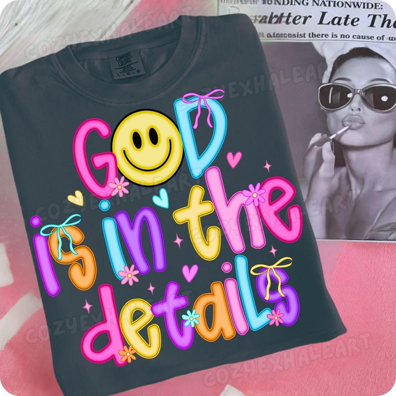 god is in the details png, religious png design, trendy jesus png, glitter faith png, coquette faith png, neon smiley png, bible bundle png, floral jesus png, amen jesus png, millennial faith png, hand lettered png, bible verse png, digital faith design