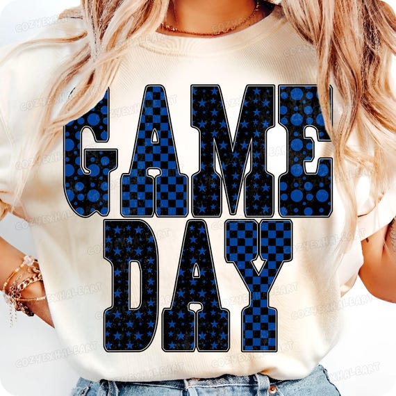 Retro Football Mom Checkered Star Gameday Shirt Design PNG for Sideline Moms and Tailgates