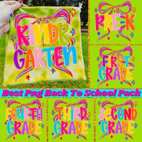Preppy Teacher Shirt PNG Bundle: Coquette Pink Bow Design (Digital Download