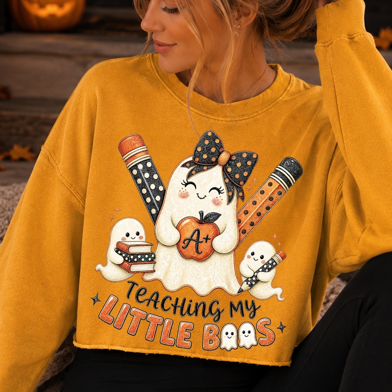 Teaching My Little Boos Ghost Teacher PNG Design