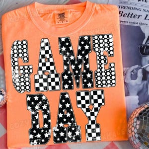 BiBi Gameday Theme Checkered Printed Pants