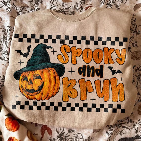 Humorous Halloween Pumpkin Face PNG: Spooky Toddler Design Digital Download for Sublimation