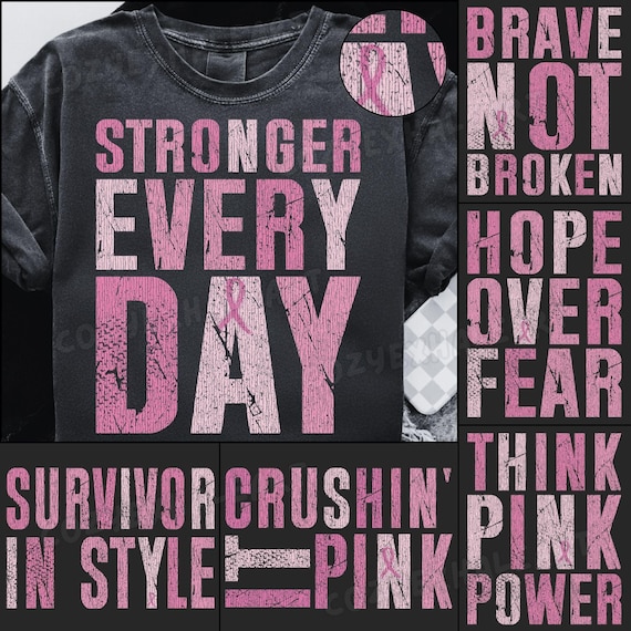 Pink Ribbon Breast Cancer Awareness Bundle: Ghost & Football PNG Designs for October Digital Download