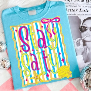 Sunshine PNG Beach Life Bundle | Preppy Girly Summer PNG | Trendy Neon Sublimation | Lake Pool River Vacation Shirt Design | Salty Vibes