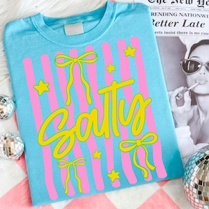 Randig salt PNG strandig retro sommarvibbar PNG kokett rosett sommar digital fil retro rosa randig havsstrand semester flickaktigt sublimering bild 8
