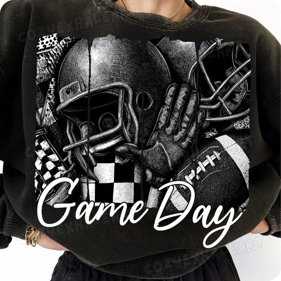 Leopard Football Bow Helmet PNG: Game Day Checkered Design Digital Download for Sublimation