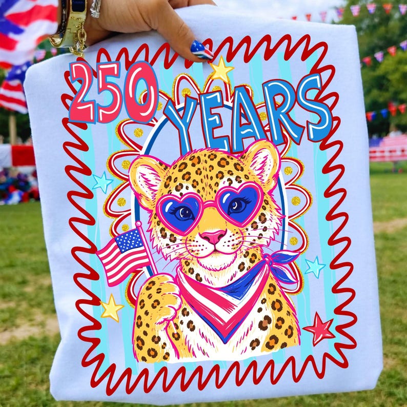 USA 250 Years Sublimation Digital Design Showcase