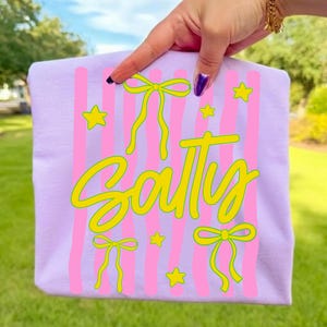 Randig salt PNG strandig retro sommarvibbar PNG kokett rosett sommar digital fil retro rosa randig havsstrand semester flickaktigt sublimering bild 4