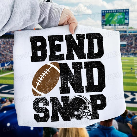 Distressed Bend and Snap Football Cheerleader Sublimation Design | Grunge Game Day Graphic PNG