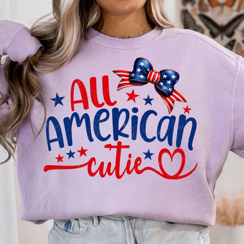 shirts, or decorations. Ideal for baby’s first Independence Day or
