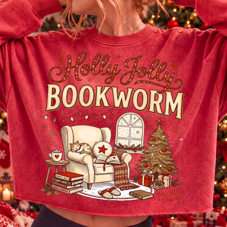 Cozy Christmas Holiday Mug and Apparel Crafting Mockup