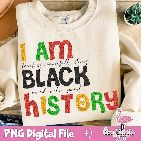 Black History PNG: Melanin Teacher, Black Pride Design (Digital Download)