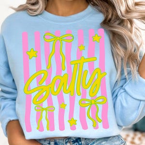 Randig salt PNG strandig retro sommarvibbar PNG kokett rosett sommar digital fil retro rosa randig havsstrand semester flickaktigt sublimering bild 6
