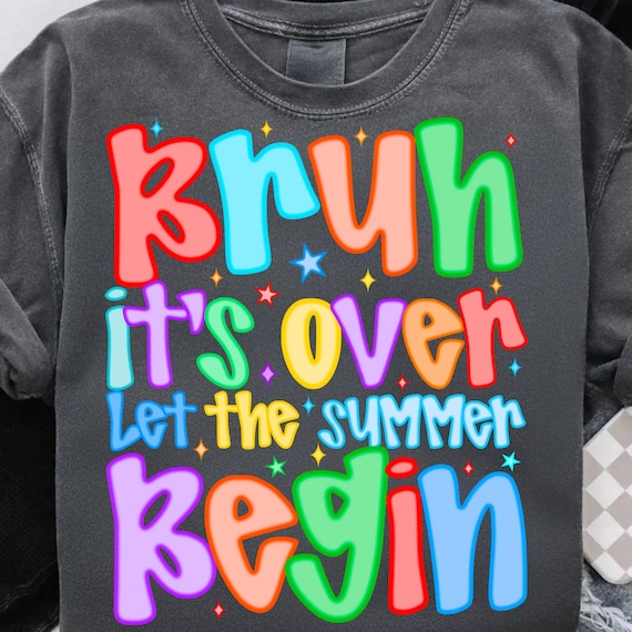 Preppy Bruh It’s Summer PNG: Funny Meme Sublimation (Digital Download)