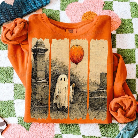 Vintage Lace Ghost PNG: Spooky Halloween Design (Digital Download