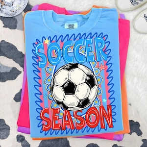 Soccer Season PNG Digital Design Funny Soccer Mom Game Day Sublimation Retro Sports Doodle Baller Mama Shirt DTF Transfer Instant Download