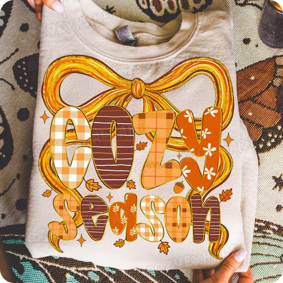 Retro Preppy Pumpkin Bow PNG: Autumn Coquette Shirt Design Digital Download for Fall Vibes
