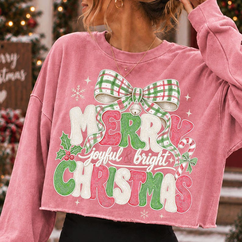 Holiday Sublimation Design for Family Christmas Shirts and Gifts