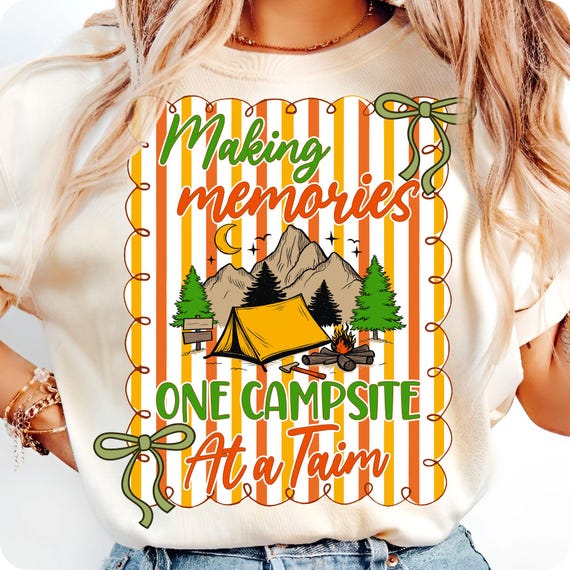 Camping Crew PNG: Retro Summer Camp Design (Digital Download)