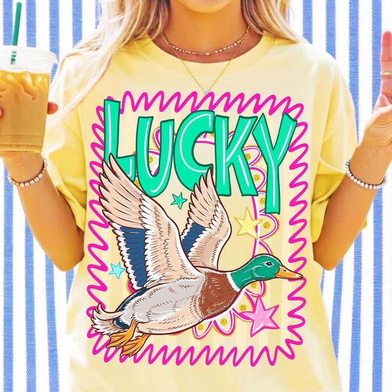 Custom Sublimation Shirt featuring Flying Mallard Duck Design