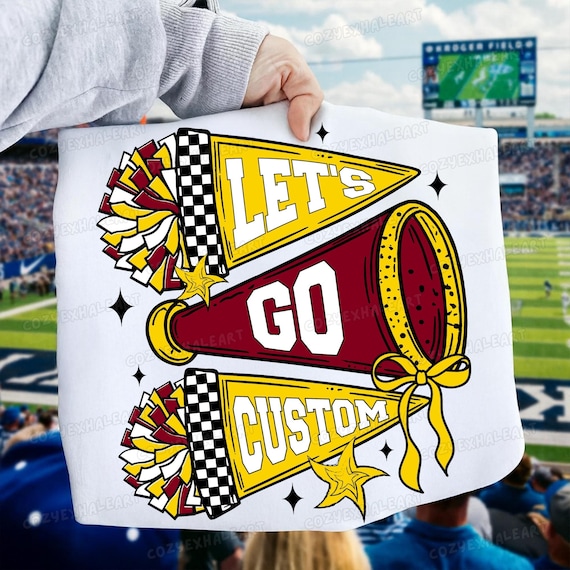 School Spirit Mascot Flag PNG Bundle: 10 Cheer Designs for Game Day Sublimation
