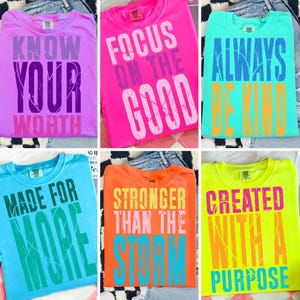 christian png, inspirational png, mental health png, self love quotes, retro sublimation, positive vibes, affirmation design, dtf transfer, faith based png, boho quote png, know your worth, always be kind, sublimation bundle