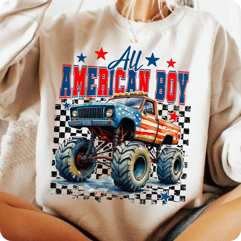 Show off your patriotic spirit with this All American Boy PNG! Perfect for boys' 4th of July outfits, kids' t-shirts, and sublimation designs, this retro USA-inspired design features bold American flag elements for a stylish and festive look!