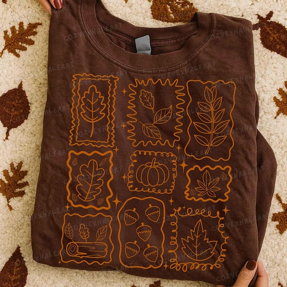 Vintage Autumn Wildflower Pumpkin PNG Clipart: Fall Leaves Digital Download for Cozy Designs