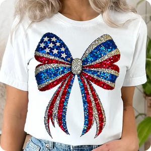usa png, coquette bow png, faux rhinestone png, red white blue, 4th of july png, patriotic png, america png, girly usa png, american girl png, memorial day png, rhinestone png, usa coquette png, july 4 png