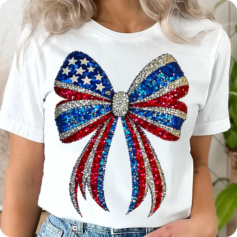 usa png, coquette bow png, faux rhinestone png, red white blue, 4th of july png, patriotic png, america png, girly usa png, american girl png, memorial day png, rhinestone png, usa coquette png, july 4 png