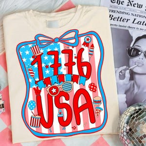 Sippin’ Sweet Tea and Liberty PNG Bundle, Retro 4th of July Sublimation, Patriotic Boho Floral Designs, Independence Day USA Clipart