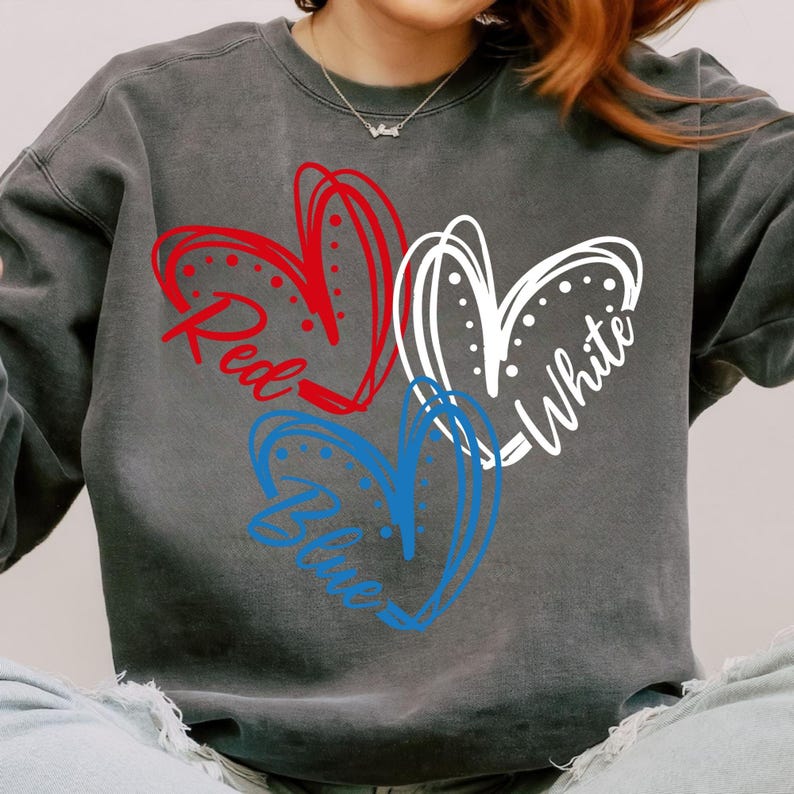 Celebrate Independence Day with this Heart 4th of July SVG! Featuring a patriotic red, white, and blue design, this USA-themed clipart is perfect for Cricut, Silhouette, t-shirts, and DIY projects. A must-have for July 4th celebrations!