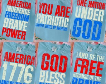 4th of July PNG Bundle USA Sublimation Designs Patriotic America Digital Download Summer Beach Lake Pool Shirt Design 4th July Graphics