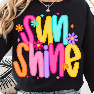 Sunshine PNG Neon Beach Life Summer Shirt Design, Distressed Trendy Lake Pool River Sublimation PNG for Summer Vibes Digital Download