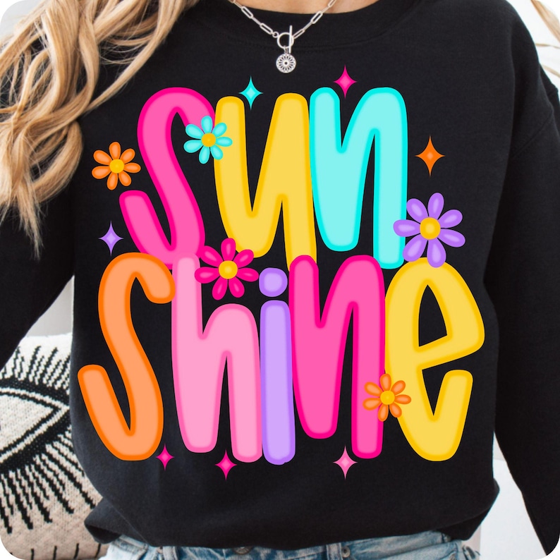 Sunshine PNG Neon Beach Life Summer Shirt Design, Distressed Trendy Lake Pool River Sublimation PNG for Summer Vibes Digital Download