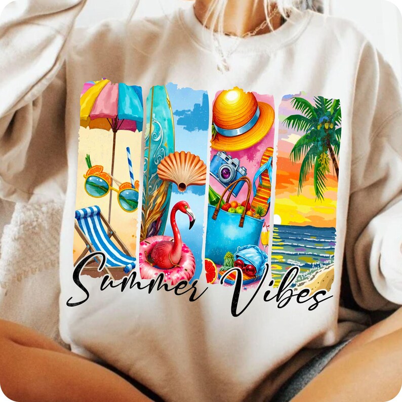 Get ready for sunny days with this Summer Vibes PNG featuring a coquette flamingo, retro brushstroke, and preppy pink bow! Perfect for beach lovers, summer shirts, and vacation-themed designs. Ideal for sublimation and digital downloads. Instant download, no physical item.