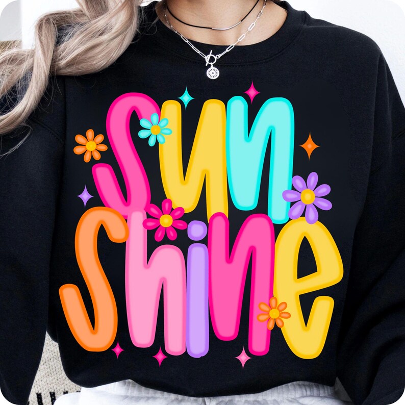 Sunshine PNG Neon Beach Life Summer Shirt Design, Distressed Trendy Lake Pool River Sublimation PNG for Summer Vibes Digital Download