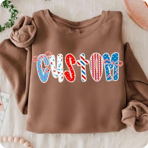 Preppy Custom Floral American Glitter Coquette PNG, 4th of July Mom Nana Mimi Gigi Png, Retro Independence Day, Patriotic USA Sublimation