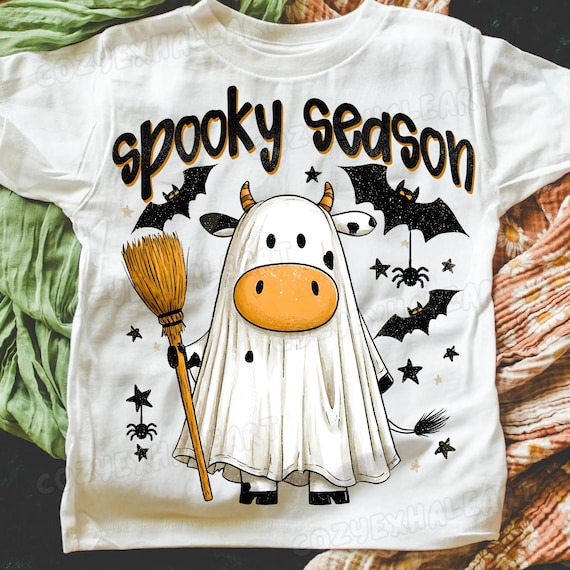 Retro Halloween Pumpkin PNG: Spooky Season Fall Shirt Design (Digital Download)