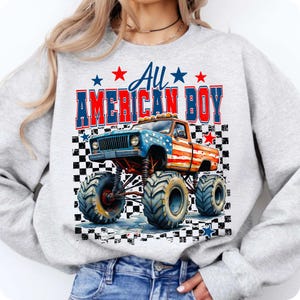 All American Boy PNG: Retro 4th of July, Patriotic Kids (Digital Download)
