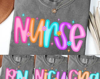 Adrettes Krankenschwester-Design: Karierte Schleife für RN, CNA, NICU Sublimation und benutzerdefinierte Clipart