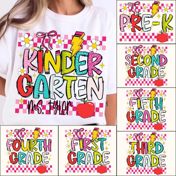 Teacher PNG Bundle: Back To School Clipart Designs (Digital Download)