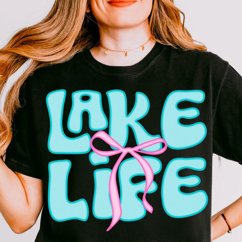 Lake Life Beach Life PNG, Neon Summer Sublimation Design, Trendy Distressed Lake Pool River PNG, Beach Shirt Digital Download